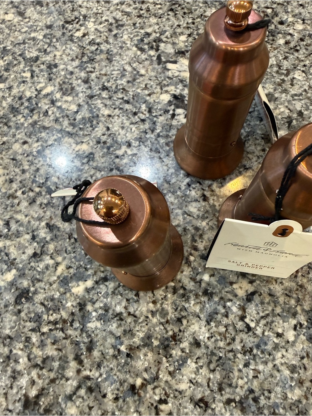 Copper Salt & Pepper Grinder by Hearth & Hand with Magnolia. New. - Picture 2 of 5